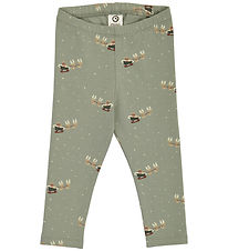 Müsli Leggings - Christmas - Shadow/Deep Green/Conditioner Cream