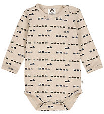 Müsli Bodysuit l/s - Train - Oak/Root/Deep Green