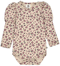 Müsli Bodysuit l/s - Zinna - Oak/Nostalgia Rose/Deep Green