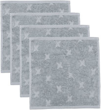 Müsli Waschlappen - 4er-Pack - Jasmin Blue