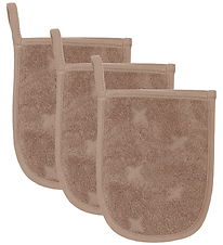 Müsli Waschlappen - 3er-Pack - 14x18 cm - Walnuss