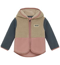 Color Kids Fleece Jacka - Baby Teddy - Woodrose