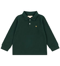 Konges Sløjd Polo skyrta - Piqué - Florian - Pine Grove