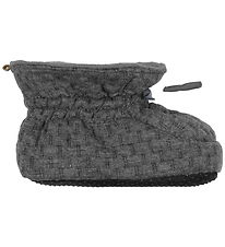 Melton Slippers - Noos - Medium+ Grey Melange