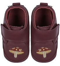 Melton Soft Sole Leather Shoes - Mushroom - Bordeaux