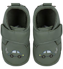Melton Soft Sole Leather Shoes - Petit Auto - Clover Green