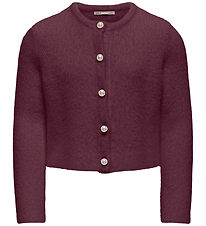 Kids Only Cardigan - Knitted - Noos - KogPiumo - Mauve Wine