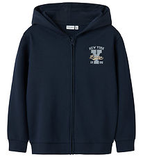 Name It Hoodie - NkmVoltinus - Navy Blazer/1986 New York
