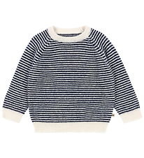 Konges Sløjd Blouse - Wol - Gebreid - Berle - Vaandrig Blue/Butt