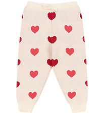 Konges Sløjd Hosen - Strick - Lapis - Coeur Coloré Duo Pink