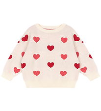 Konges Sløjd Bluse – Strick – Lapislazuli – Coeur Coloré Duo Pin