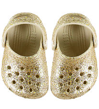 Crocs Sandalen - Littles Chunky Glitter - Sandstein
