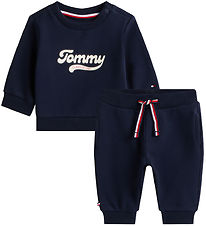 Tommy Hilfiger Sweatset - Grafik - Dark Nacht Blue