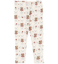 Konges Sløjd Leggings - Rib - Minnie - Welpe m. Lochmuster