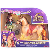 Unicorn Academy Lekefigurer - 13,5 cm - Valentina og Cinder