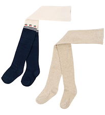 Konges Sløjd Strumpfhosen - 2er-Pack - Lurex - Cherry Mix