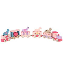 Train Konges Sløjd - Couleur Hêtre - Unicorn - Rose