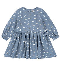 Konges Sløjd Kleid - Vida - Schleife Blue
