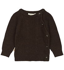 Petit Piao Bluse - PPDago - Strick - Braun