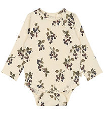 Petit Piao Bodysuit l/s - Black Berry