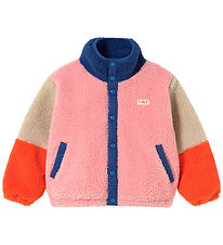 Tiny Cottons Fleece Jacket - Color Block Polar - Dark Blue