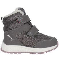 Viking Winter Boots - Equip Glitter Warm WP 2V - Charcoal/Dusty