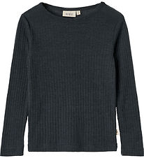 Wheat Blouse - Wool - Alfie - Navy