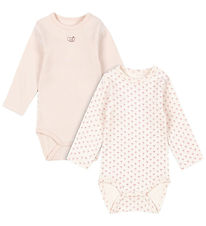 Fanga Fontana Bodysuits l/s - Modal - Bello - 2-Pack - Blush Mix