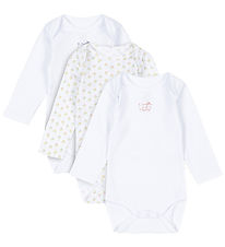 Fanga Fontana Bodysuits l/s - Fio - 3-Pack - Tuli Coeur