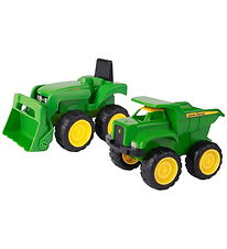 John Deere Toys - Mini Sandbox Tractor & Dump Truck Set