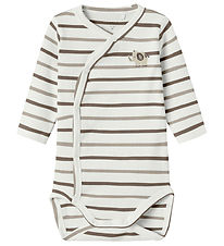 Name It Wrap Bodysuit l/s - NbnOfant - Cloud Dancer