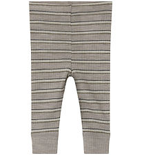 Name It Trousers - Wool - Rib - NbmWomi - Satellite/STRIPES