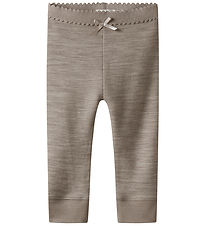 Name It Leggings - ull - NbfWyla - Gervihnöttur