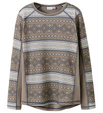 Name It Blouse - Wool - NkmWillto - Satellite/Snow Pattern