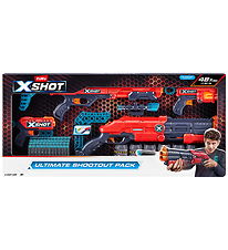 X-Shot Foam guns - Ultimate Shootout pack - Red/Blue