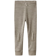 Name It Leggings - Ull - NmfWyla - Gervihnöttur