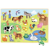 Djeco Puzzel - Puzzlo Veld - 22 Bakstenen