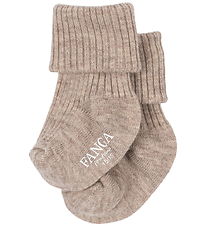 Fanga Fontana Socks - Wool - Rib - Lana - Sheer Bliss