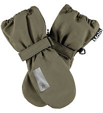 Molo Mittens - Igor - Bark Green