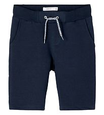 Name It Shorts en Molleton - Noos - NkmHonk - Dark Sapphire