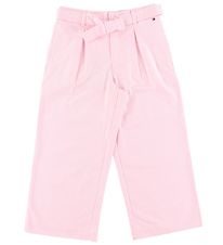 Tommy Hilfiger Broek - Neon Ithaca - Cotton Candy m. Strepe