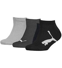Puma Ankle Socks - Kids Sneaker - 3-Pack - Black/Dark Grey/Light