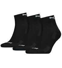 Puma Sneaker-Socken - Viertel - 3er-Pack - Schwarz