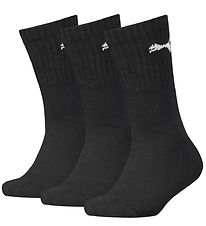 Puma Socks - Kids Regular Crew - 3-Pack - Black