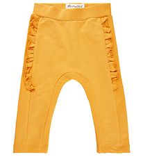 Minymo Joggingbroek - York Yellow m. Rushes