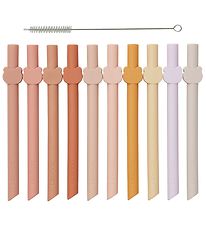 Liewood Straws - 10 pcs - Badu - Rose Multi Mix