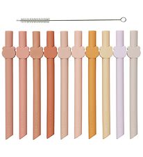 Liewood Straws - 10 pcs - Badu - Rose Multi Mix