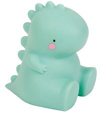 A Little Lovely Company Lampi - 12,5 cm - T-Rex - Grænt