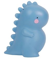 A Little Lovely Company Money Box - T-Rex - Blue