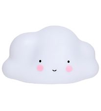 A Little Lovely Company Lampe de Nuit - 24,5 cm - Cloud - Blanc